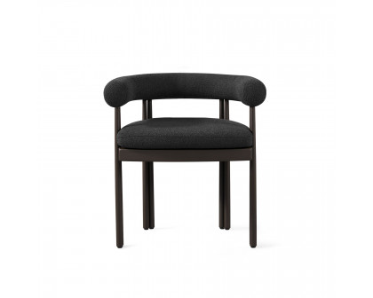 Harbour Cove Luxe Dining Chair - Aluminum Asteroid, Copacabana Midnight