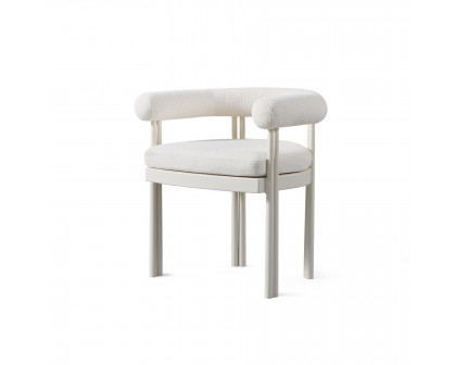 Harbour Cove Luxe Dining Chair - Aluminum Asteroid, Panama Marble