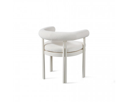 Harbour Cove Luxe Dining Chair - Aluminum Asteroid, Panama Marble