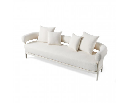 Harbour Cove Luxe 3 Seat Sofa - Aluminum Asteroid, Panama Marble