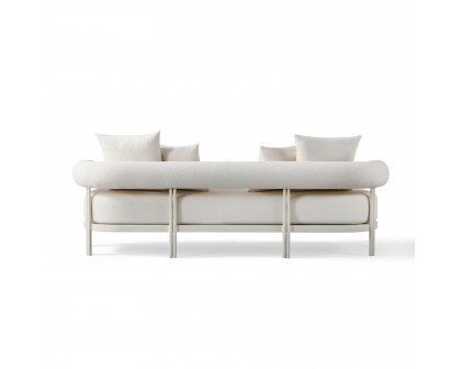 Harbour Cove Luxe 3 Seat Sofa - Aluminum Asteroid, Panama Marble