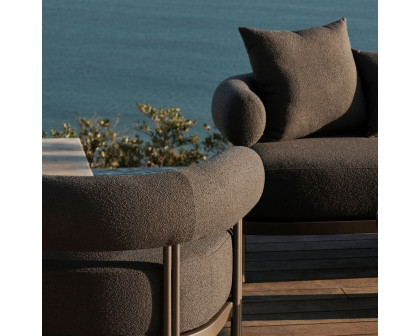 Harbour Cove Luxe Lounge Chair - Aluminum Asteroid, Copacabana Midnight