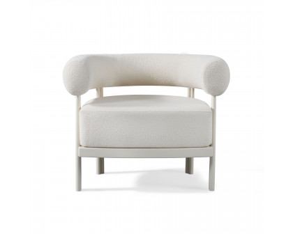 Harbour Cove Luxe Lounge Chair - Aluminum Asteroid, Panama Blanco