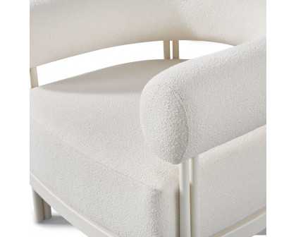 Harbour Cove Luxe Lounge Chair - Aluminum Asteroid, Panama Blanco