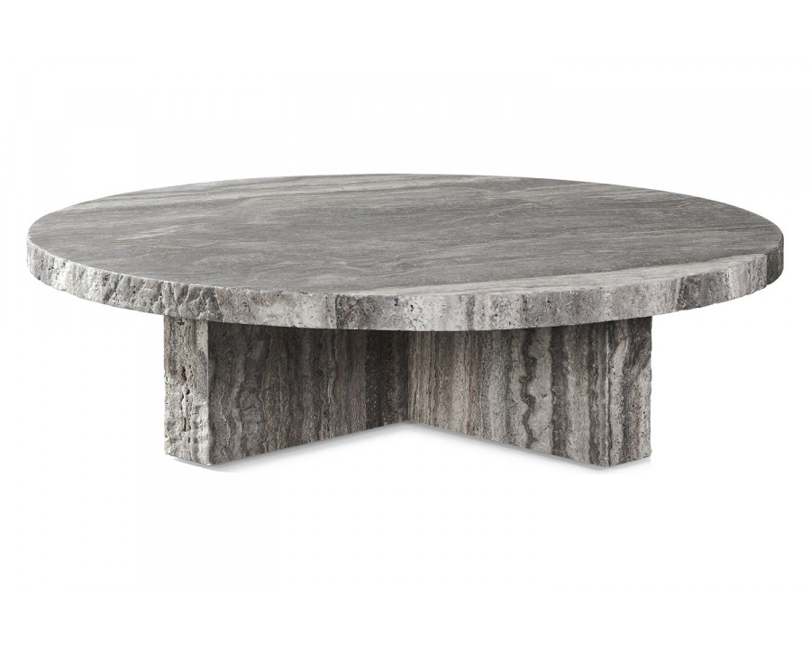 Harbour - Florence Round Plank Coffee Table