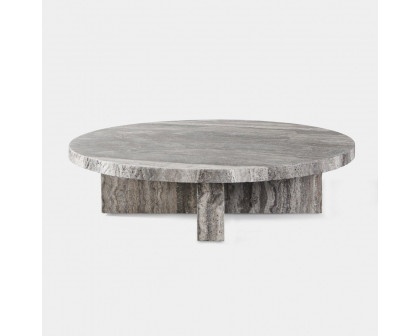 Harbour - Florence Round Plank Coffee Table