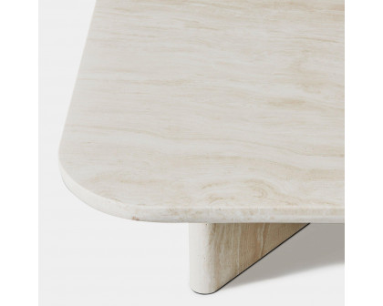 Harbour Ford Square Coffee Table - Marble Arabescato