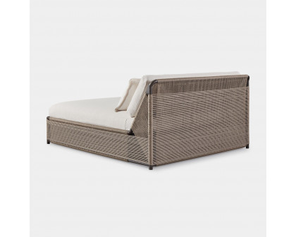 Harbour Formentera Daybed - Aluminum Bronze, Copacabana Midnight, Twisted Rope Dune