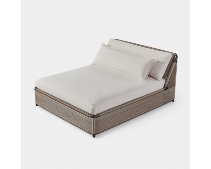 Harbour Formentera Daybed - Aluminum Bronze, Copacabana Midnight, Twisted Rope Dune