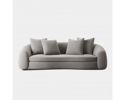 Harbour Gabriel 2 Seat Sofa - Oak Natural, Harbour Belgian Linen Cement