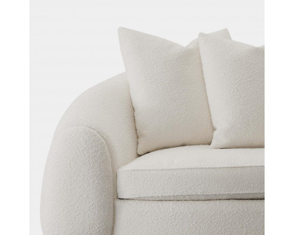 Harbour Gabriel 2 Seat Sofa - Oak Natural, Harbour Belgian Linen White