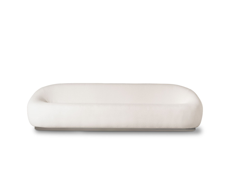 Harbour Gio 3 Seat Sofa - Aluminum Bone, Panama Blanco