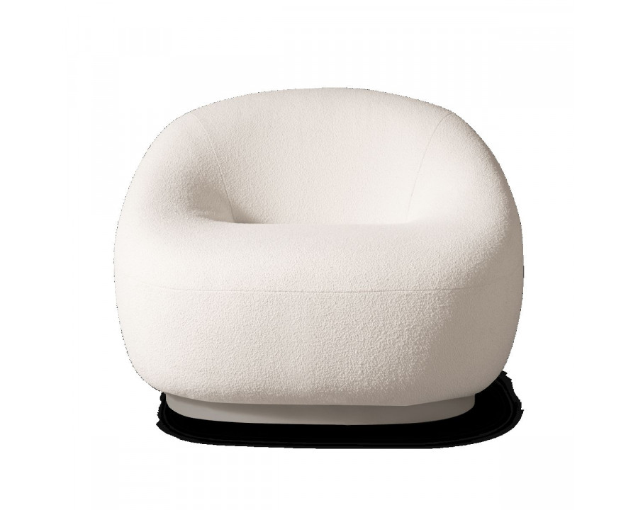 Harbour Gio Lounge Chair - Aluminum Asteroid, Panama Marble