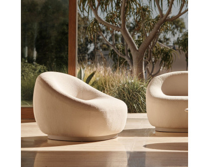 Harbour Gio Lounge Chair - Aluminum Asteroid, Riviera Stone