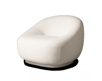 Harbour Gio Lounge Chair - Aluminum Bone, Panama Marble