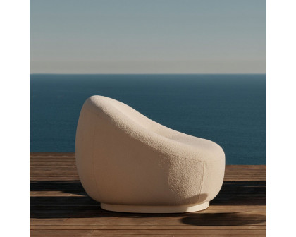 Harbour Gio Lounge Chair - Aluminum Bone, Panama Marble