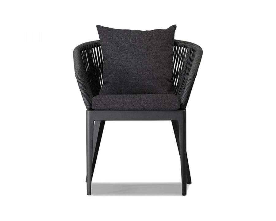 Harbour Hamilton Dining Chair - Aluminum Asteroid, Lisos Grafito