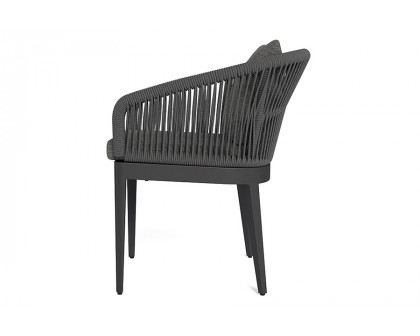 Harbour Hamilton Dining Chair - Aluminum Asteroid, Lisos Grafito