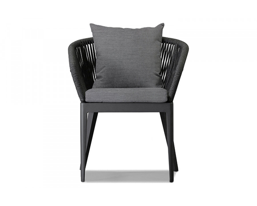 Harbour Hamilton Dining Chair - Aluminum Asteroid, Lisos Piedra