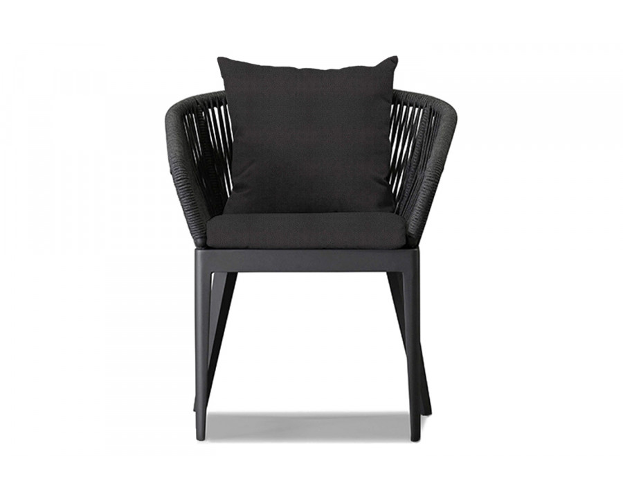 Harbour Hamilton Dining Chair - Aluminum Asteroid, Riviera Slate