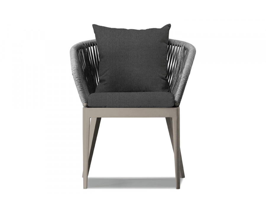 Harbour Hamilton Dining Chair - Aluminum Taupe, Siesta Slate