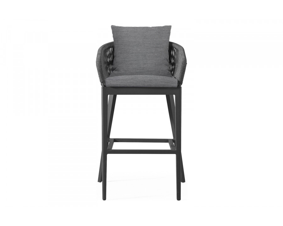 Harbour Hamilton Counter Stool - Aluminum Asteroid, Lisos Piedra