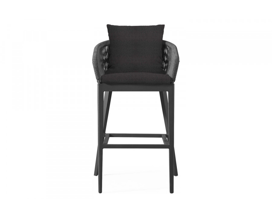 Harbour Hamilton Counter Stool - Aluminum Asteroid, Riviera Slate