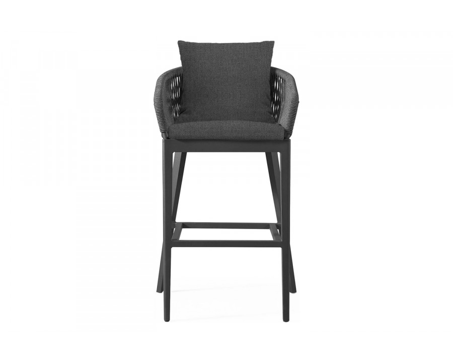 Harbour Hamilton Counter Stool - Aluminum Asteroid, Siesta Slate