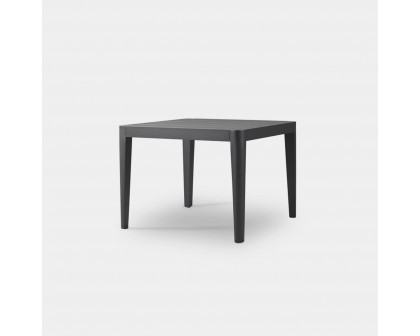 Harbour Hamilton Dining Table 39" - Aluminum Asteroid