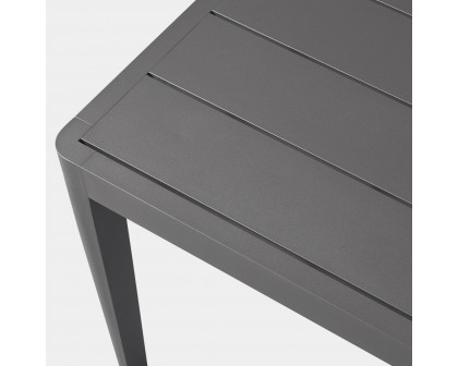 Harbour Hamilton Dining Table 39" - Aluminum Asteroid