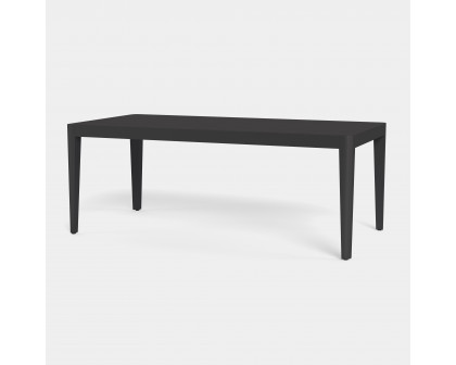 Harbour Hamilton Dining Table 79" - Aluminum Asteroid