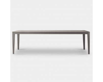 Harbour Hamilton Dinng Table 102" - Aluminum Asteroid