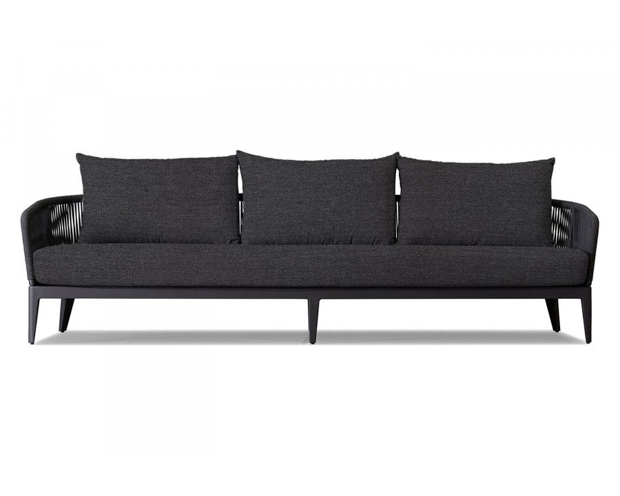 Harbour Hamilton 3 Seat Sofa - Aluminum Asteroid, Lisos Grafito