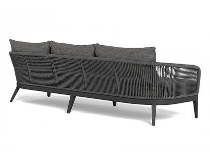 Harbour Hamilton 3 Seat Sofa - Aluminum Asteroid, Lisos Grafito