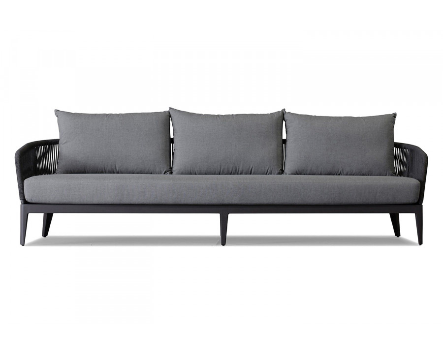 Harbour Hamilton 3 Seat Sofa - Aluminum Asteroid, Cast Slate