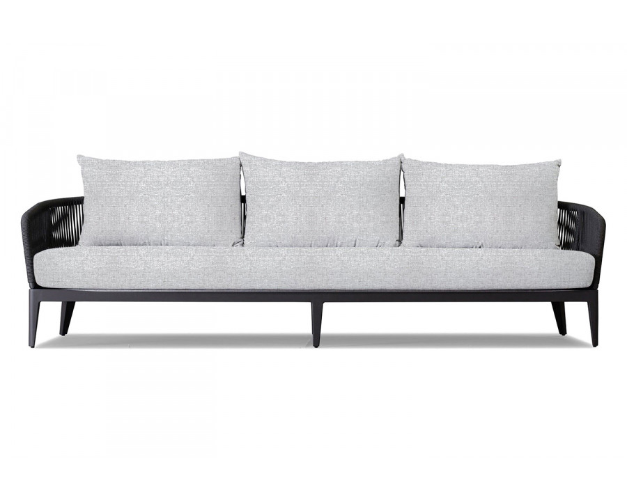 Harbour Hamilton 3 Seat Sofa - Aluminum Asteroid, Copacabana Sand