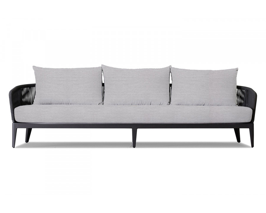 Harbour Hamilton 3 Seat Sofa - Aluminum Asteroid, Panama Cloud