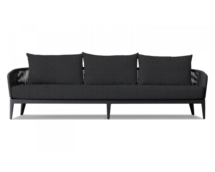 Harbour Hamilton 3 Seat Sofa - Aluminum Asteroid, Panama Grafito