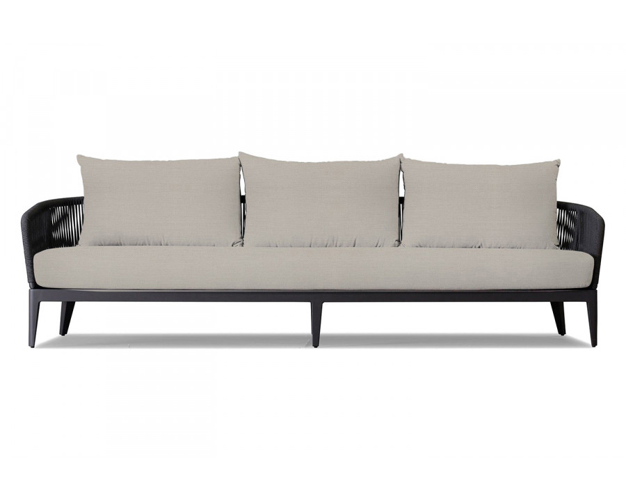 Harbour Hamilton 3 Seat Sofa - Aluminum Asteroid, Panama Marble