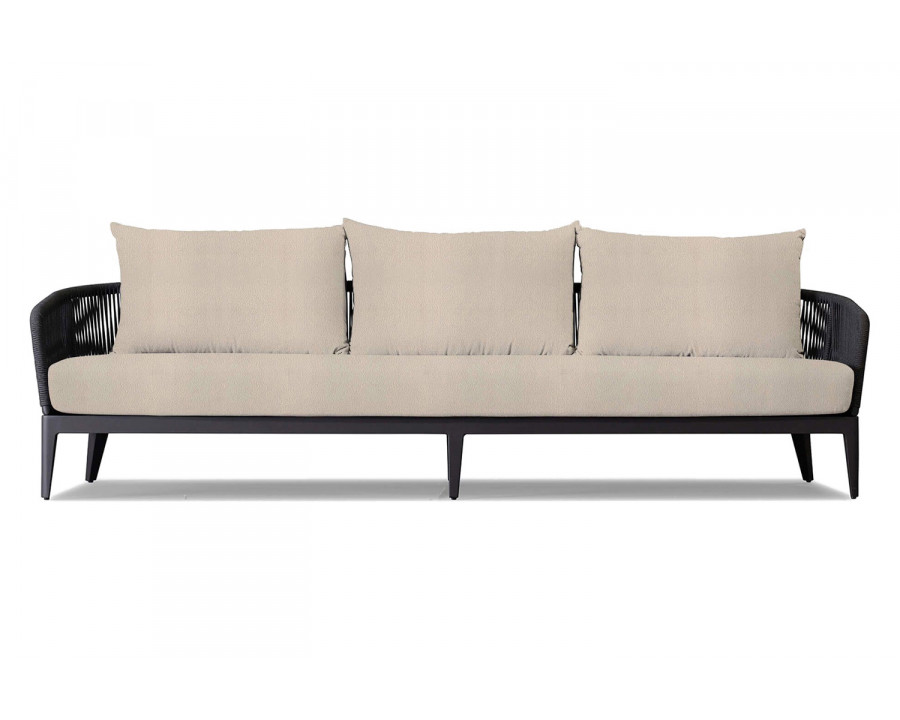 Harbour Hamilton 3 Seat Sofa - Aluminum Asteroid, Riviera Sand