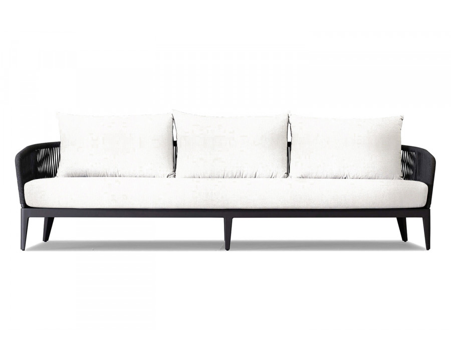 Harbour Hamilton 3 Seat Sofa - Aluminum Asteroid, Siesta Ivory