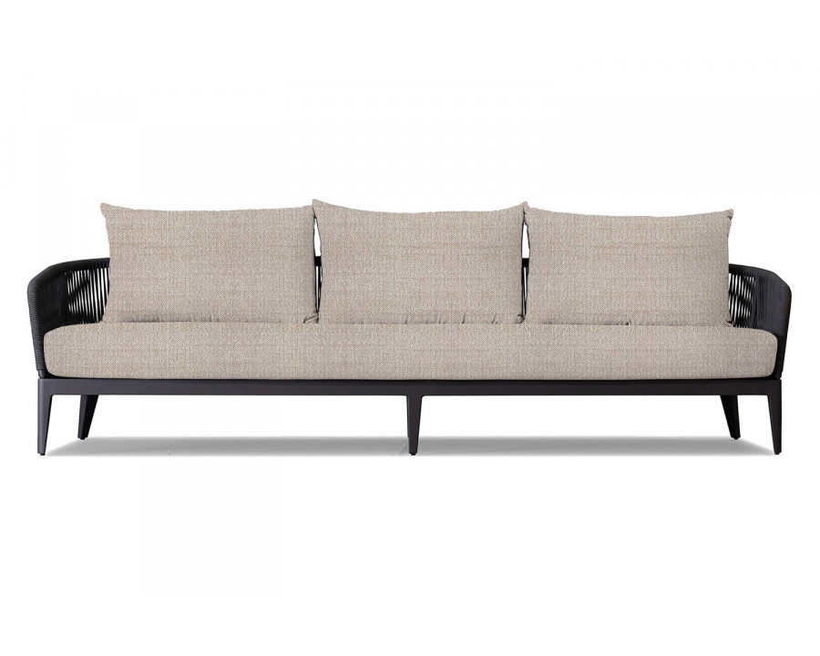 Harbour Hamilton 3 Seat Sofa - Aluminum Asteroid, Siesta Taupe