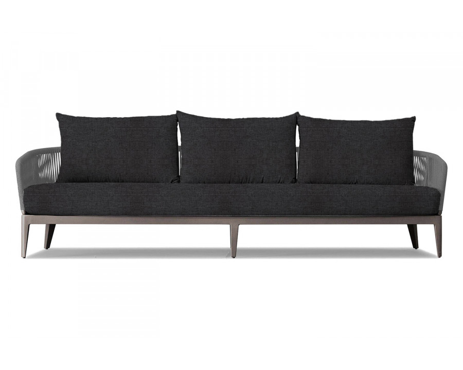 Harbour Hamilton 3 Seat Sofa - Aluminum Taupe, Copacabana Midnight