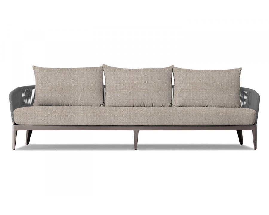 Harbour Hamilton 3 Seat Sofa - Aluminum Taupe, Siesta Taupe