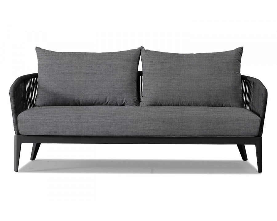 Harbour Hamilton 2 Seat Sofa - Aluminum Asteroid, Lisos Piedra