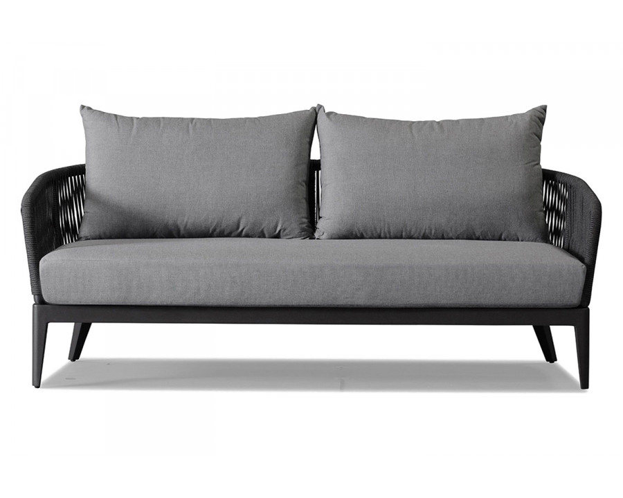 Harbour Hamilton 2 Seat Sofa - Aluminum Asteroid, Cast Slate