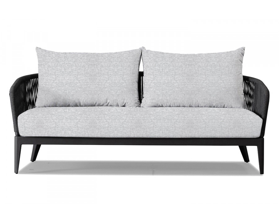 Harbour Hamilton 2 Seat Sofa - Aluminum Asteroid, Copacabana Sand