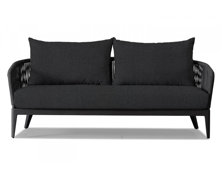 Harbour Hamilton 2 Seat Sofa - Aluminum Asteroid, Panama Grafito