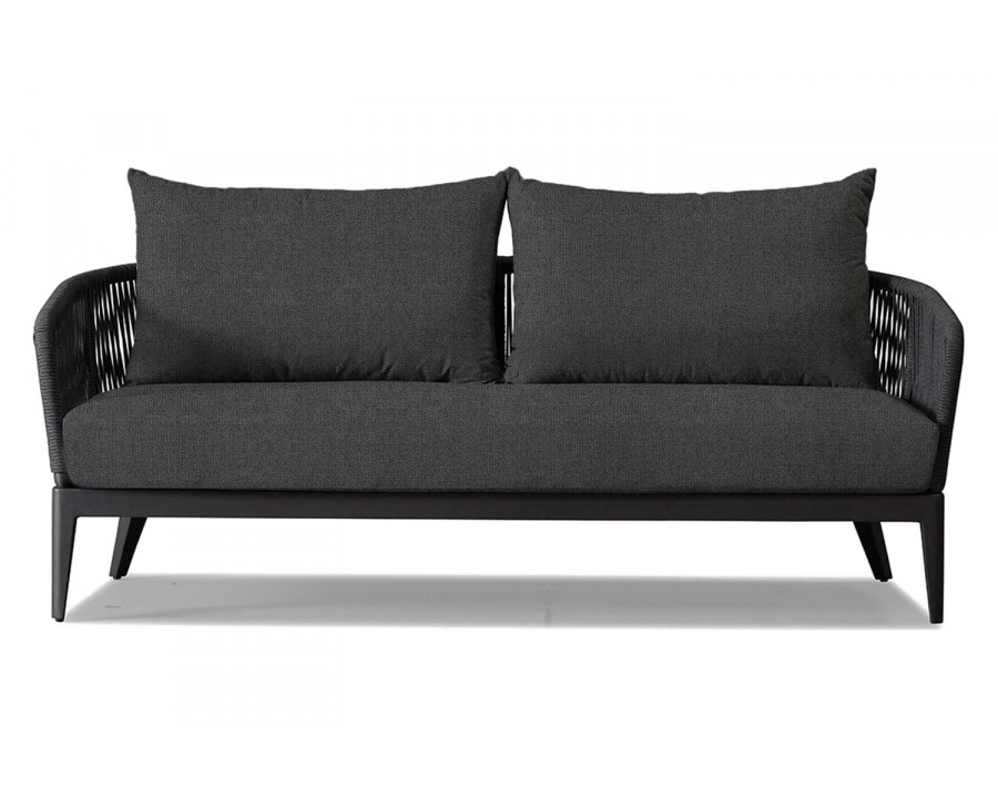 Harbour Hamilton 2 Seat Sofa - Aluminum Asteroid, Siesta Slate