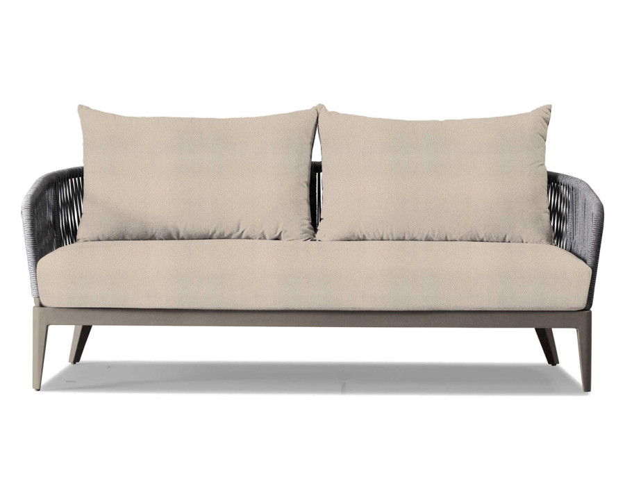 Harbour Hamilton 2 Seat Sofa - Aluminum Taupe, Riviera Sand